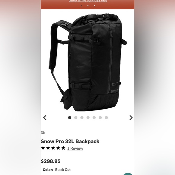 DB Pro Backpack for Splitboarding or Backcountry Touring